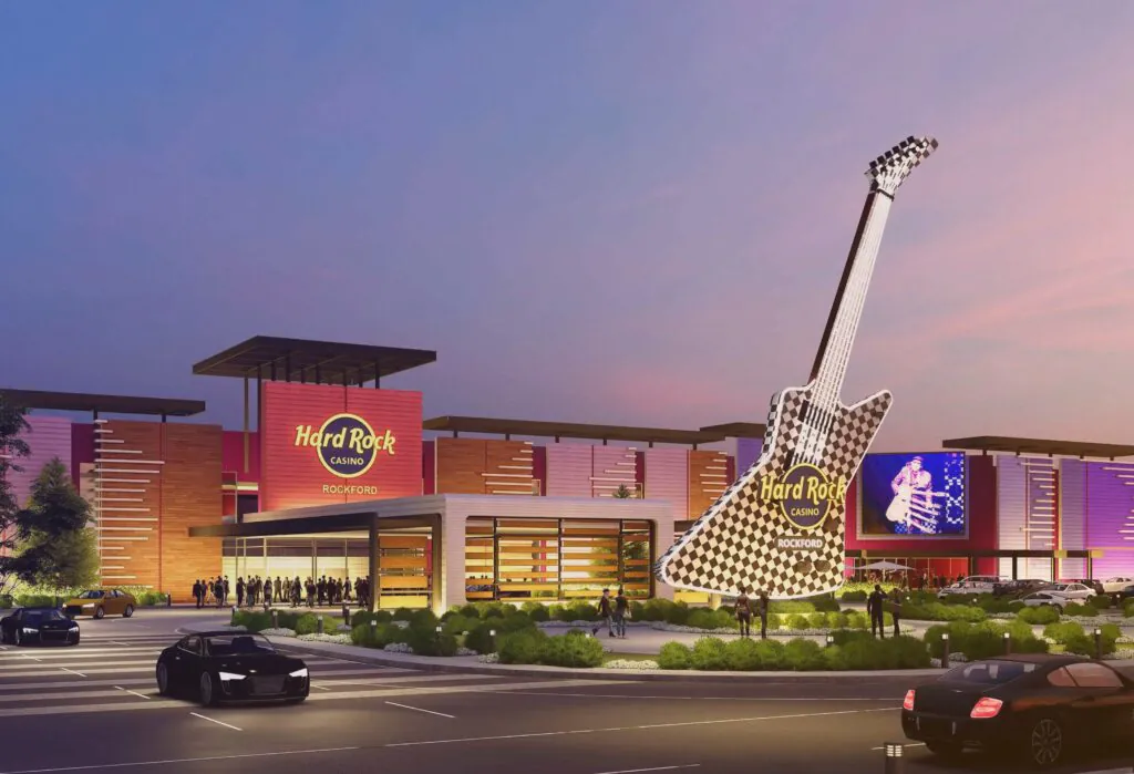 Workers at Hard Rock Rockford Casino in Illinois Hold Rally for Union Contract